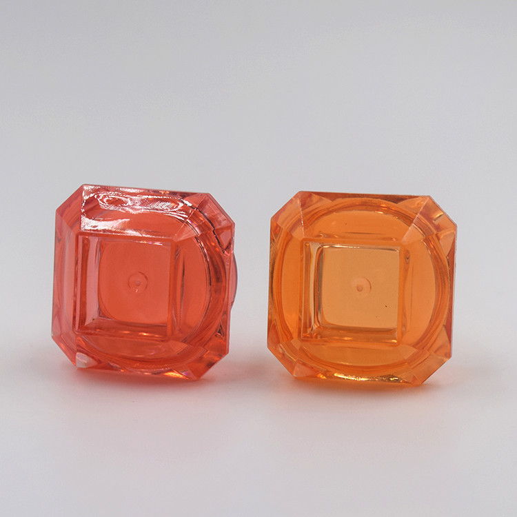 New products cosmetics makeup loose powder use 3g 5g diamond shape small plastic jar