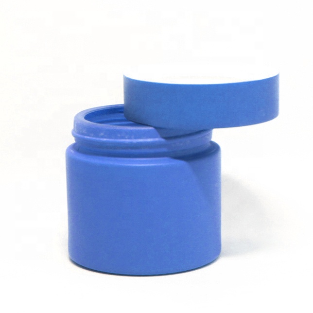 New products matte black blue green pink 30g 50g glass cream jar