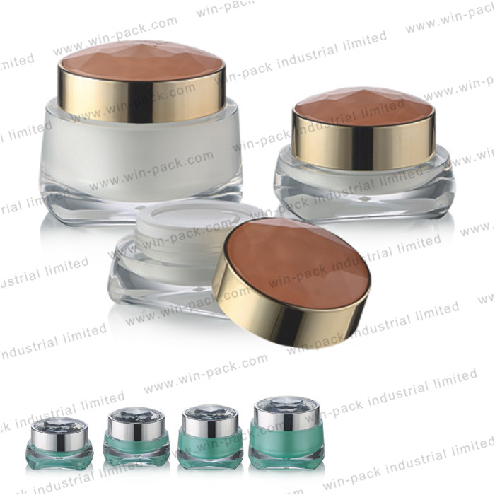 New products skin care face cream container 15g 20g 30g 50g acrylic cosmetic jar