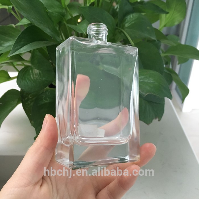 New refillable flat square perfume spray glass bottle 30 ml 30ml 50ml 100ml