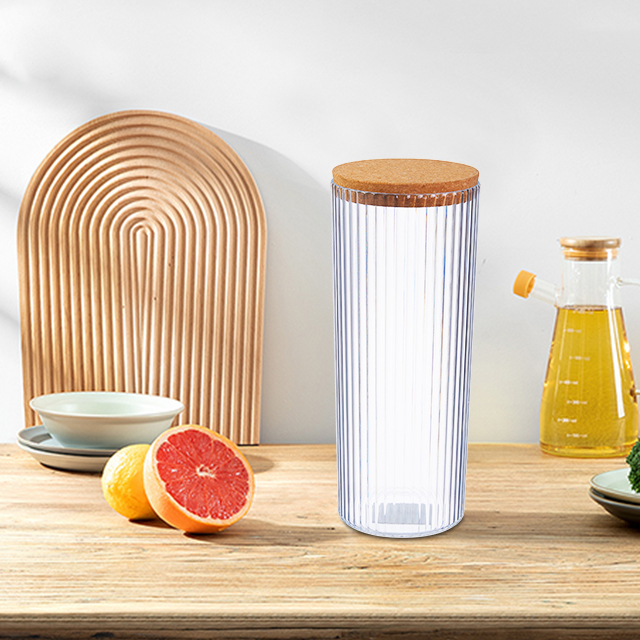 New selling Large Capacity transparent Sealed Cans cereal storage container Candy Jars Tea Box with Cover home