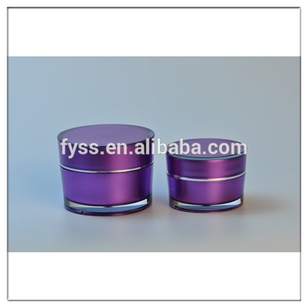 New shine unique container empty acrylic nail color gel jar