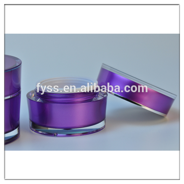 New shine unique container empty acrylic nail color gel jar