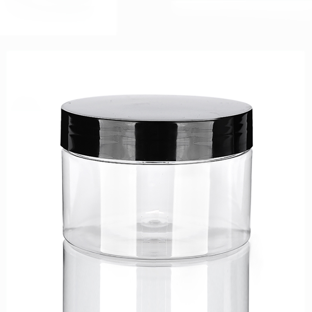 New style 250ml 500ml big capacity cosmetic plastic creqam jars, PET cream containers wholesale