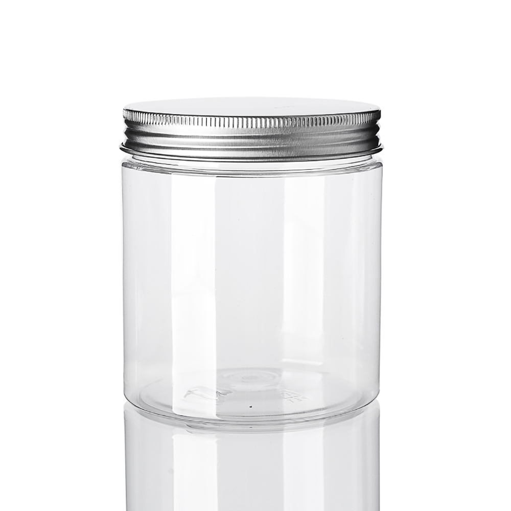 New style 250ml 500ml big capacity cosmetic plastic creqam jars, PET cream containers wholesale