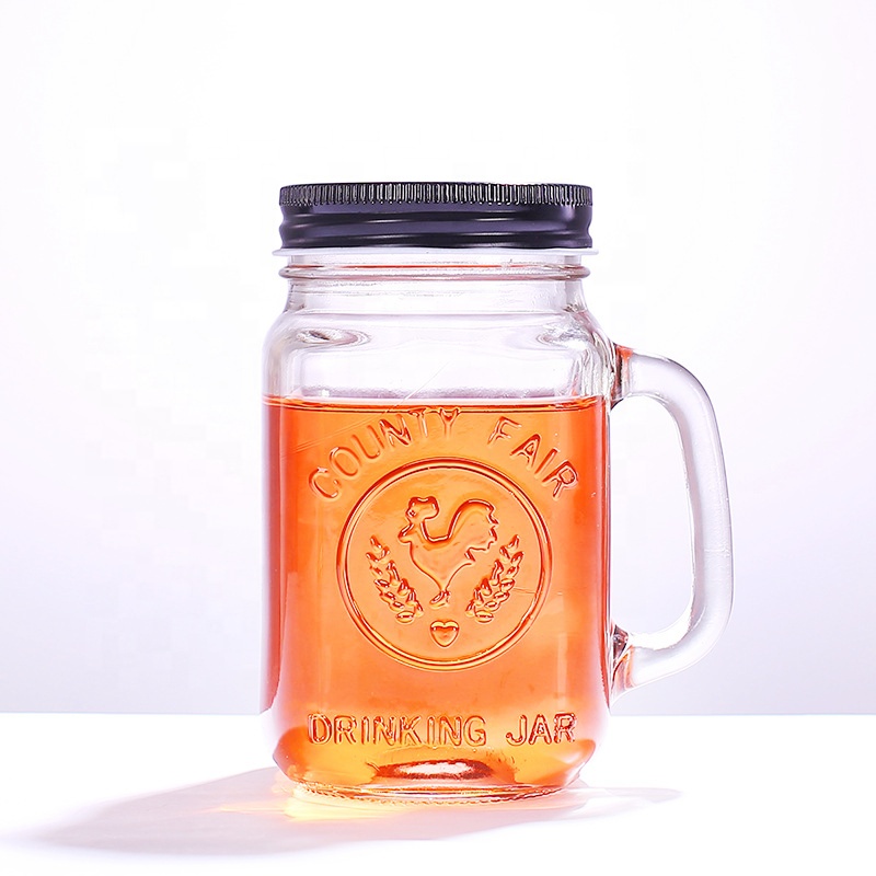 New style 32 oz wide mouth kitchenware set mason jar 16oz lid with factory price