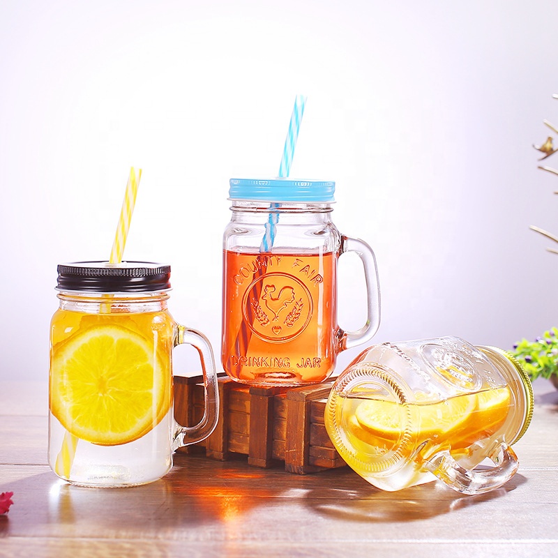 New style 32 oz wide mouth kitchenware set mason jar 16oz lid with factory price
