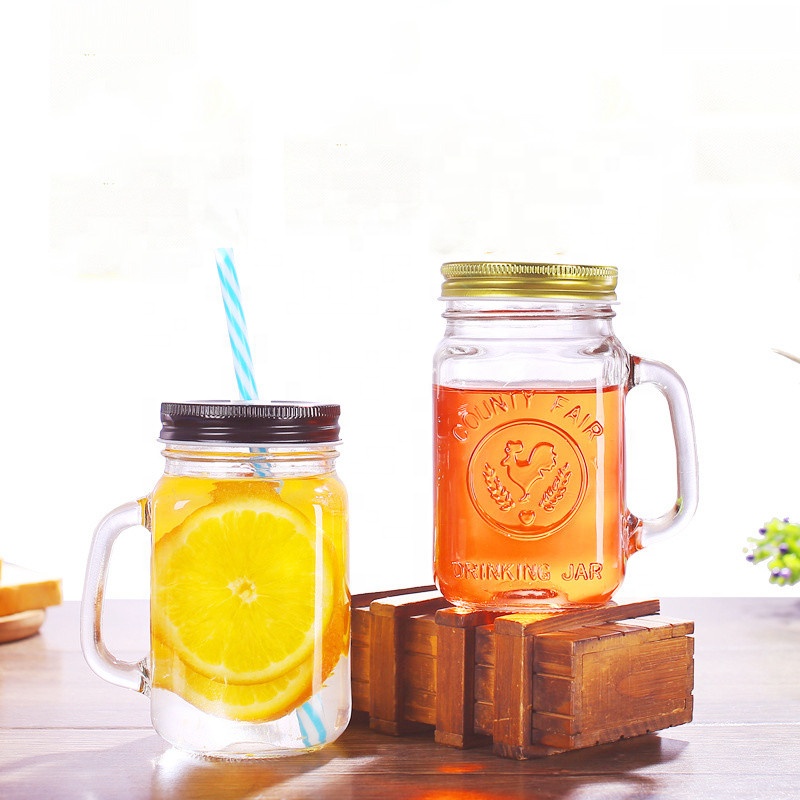 New style 32 oz wide mouth kitchenware set mason jar 16oz lid with factory price