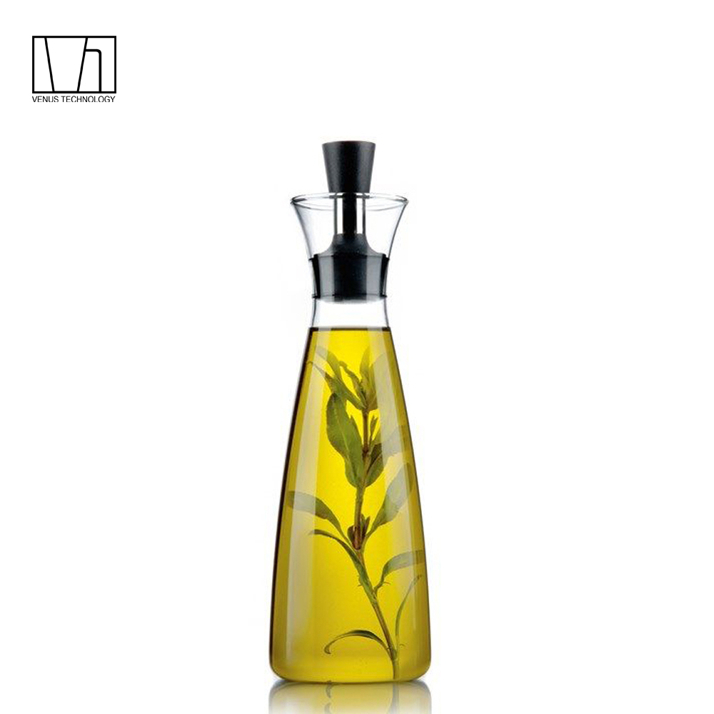 New style 500ml dropper olive oil glass bottle