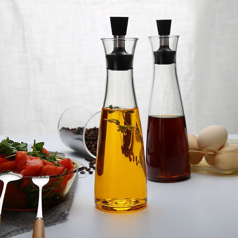 New style 500ml dropper olive oil glass bottle