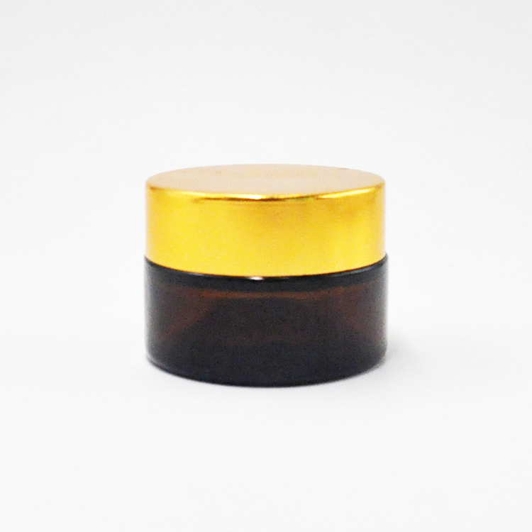 New style  5G 10G 15G 20G 30G 50G 100G amber glass jars