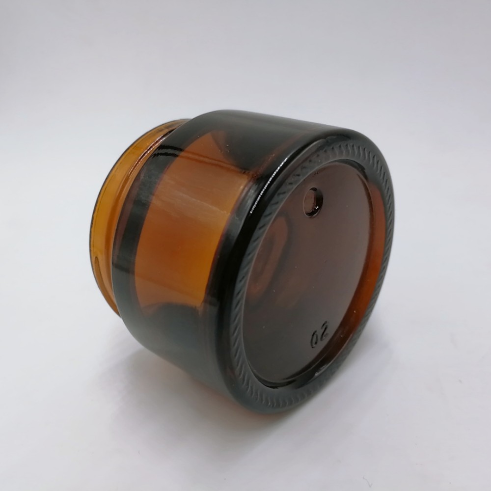 New style 5G 10G 15G 20G 30G 50G 100G amber glass jars
