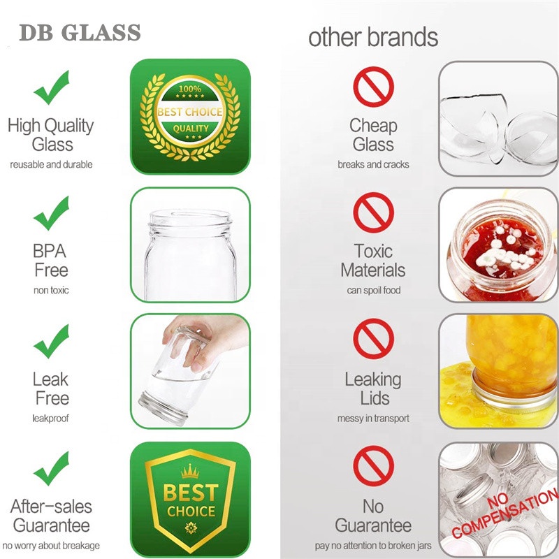 New style mugs 4oz mason jar lights for candle making