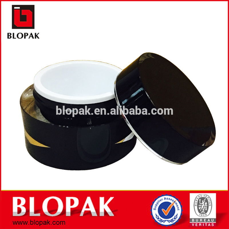 New style wholesale Plastic Cosmetic Skin Care Cream Jar hdpe jar 100g plastic round jar