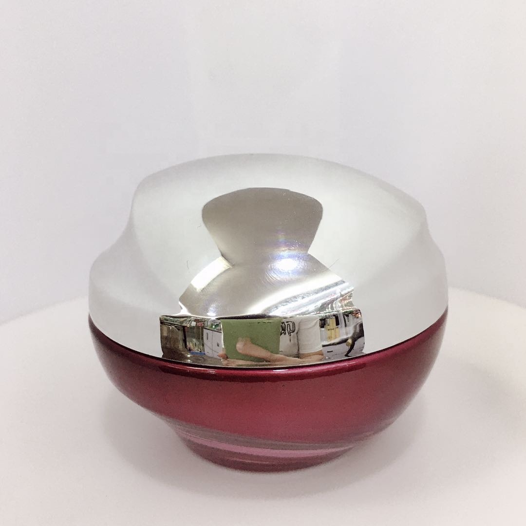 New suit glass bottle irregular bottle body emulsion essence cream bottle.