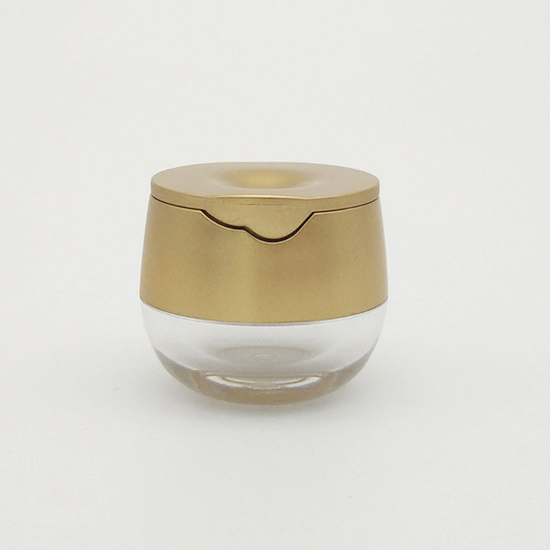 New trend popular honey jar lipgloss empty jars for lipgloss base black lid lipgloss in plastic jars