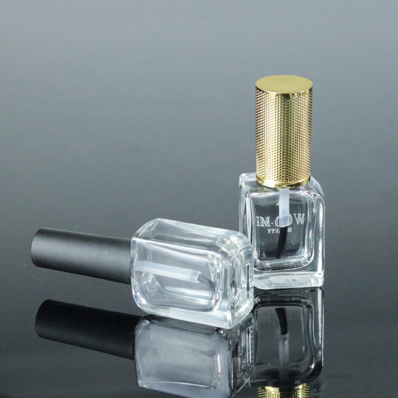New trend square nail polish bottle 10ml with brush cap (NG18)