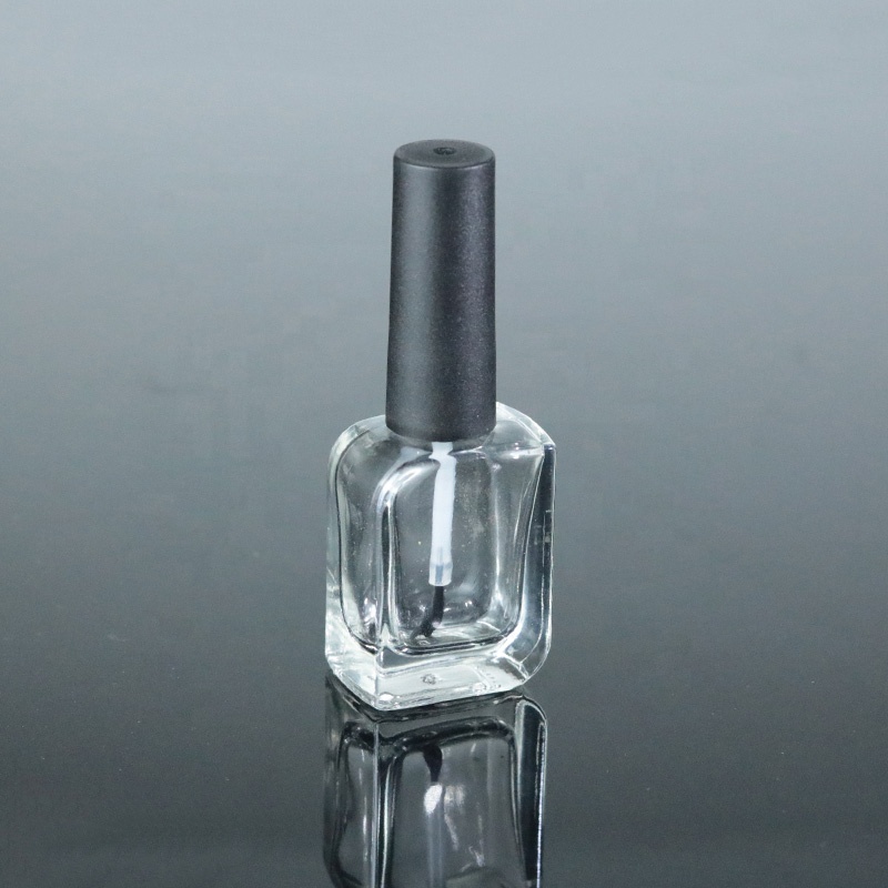 New trend square nail polish bottle 10ml with brush cap (NG18)