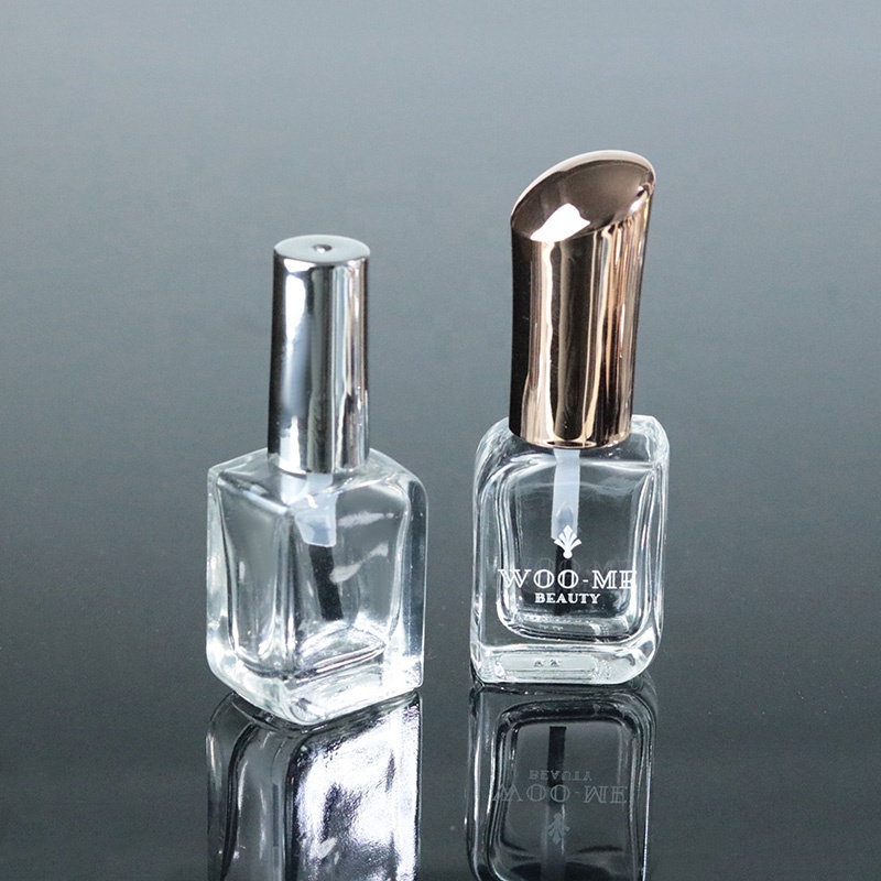 New trend square nail polish bottle 10ml with brush cap (NG18)