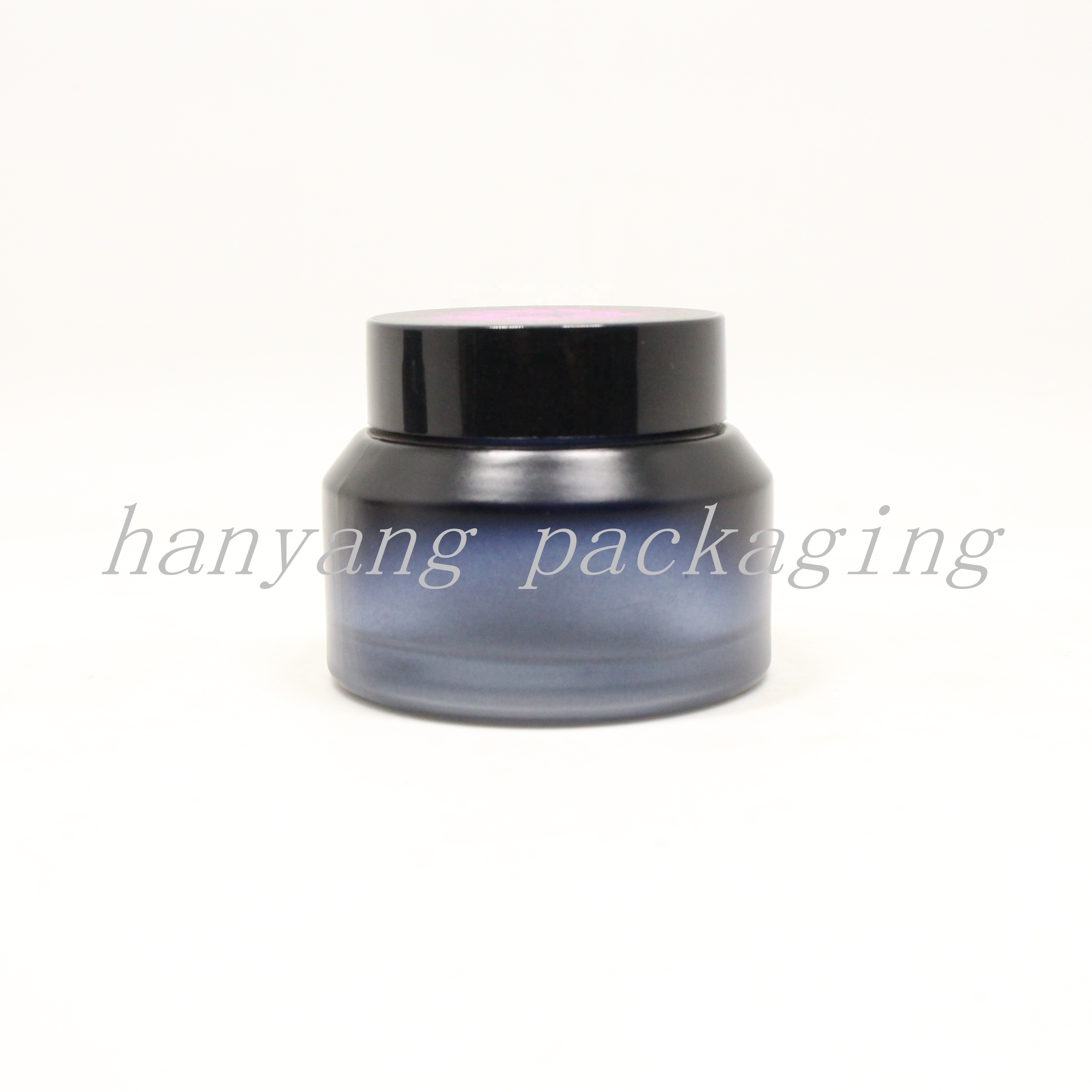Newest 3D Printing emballage cosmetic15ml 30ml 50ml Custom Amber black Cosmetic Face Glass Cream Jar