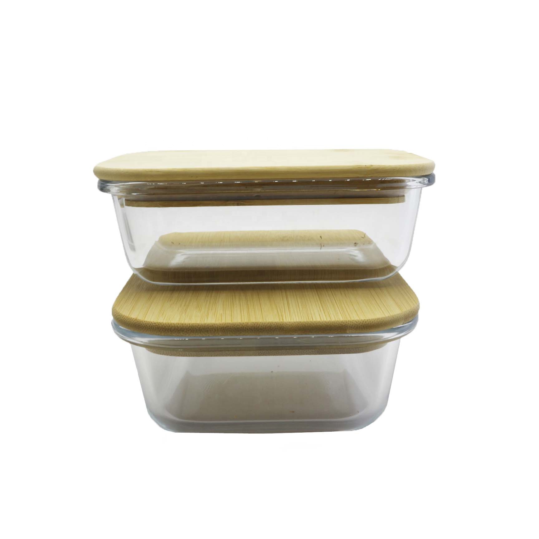 Newest Hot selling heat resistant borosilicate glass food containers air tight FD-05Q
