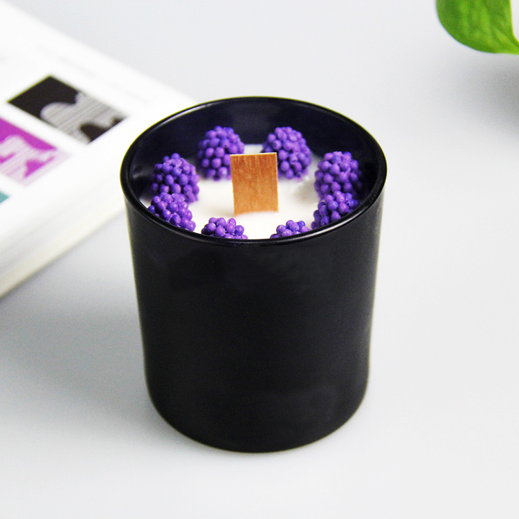 Newest Jars For Candle Making Black Glass Candle Jar Candle Cup