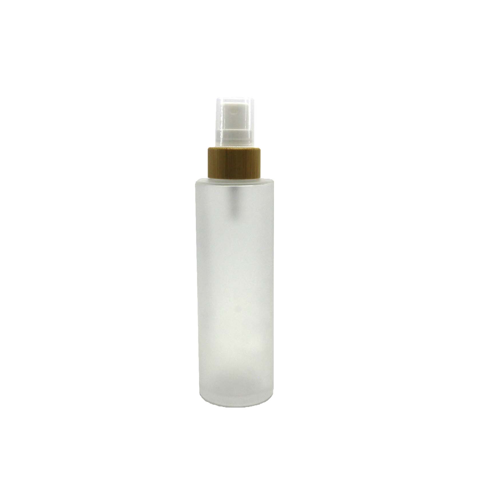 Newest design 30g 50g 100g glass bamboo bottle and jars containers with bamboo lid for cosmetics BJ-233Q