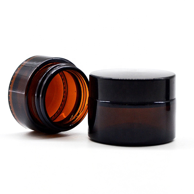 Newest design face cream packaging body butter containers wholesale thick glass jar