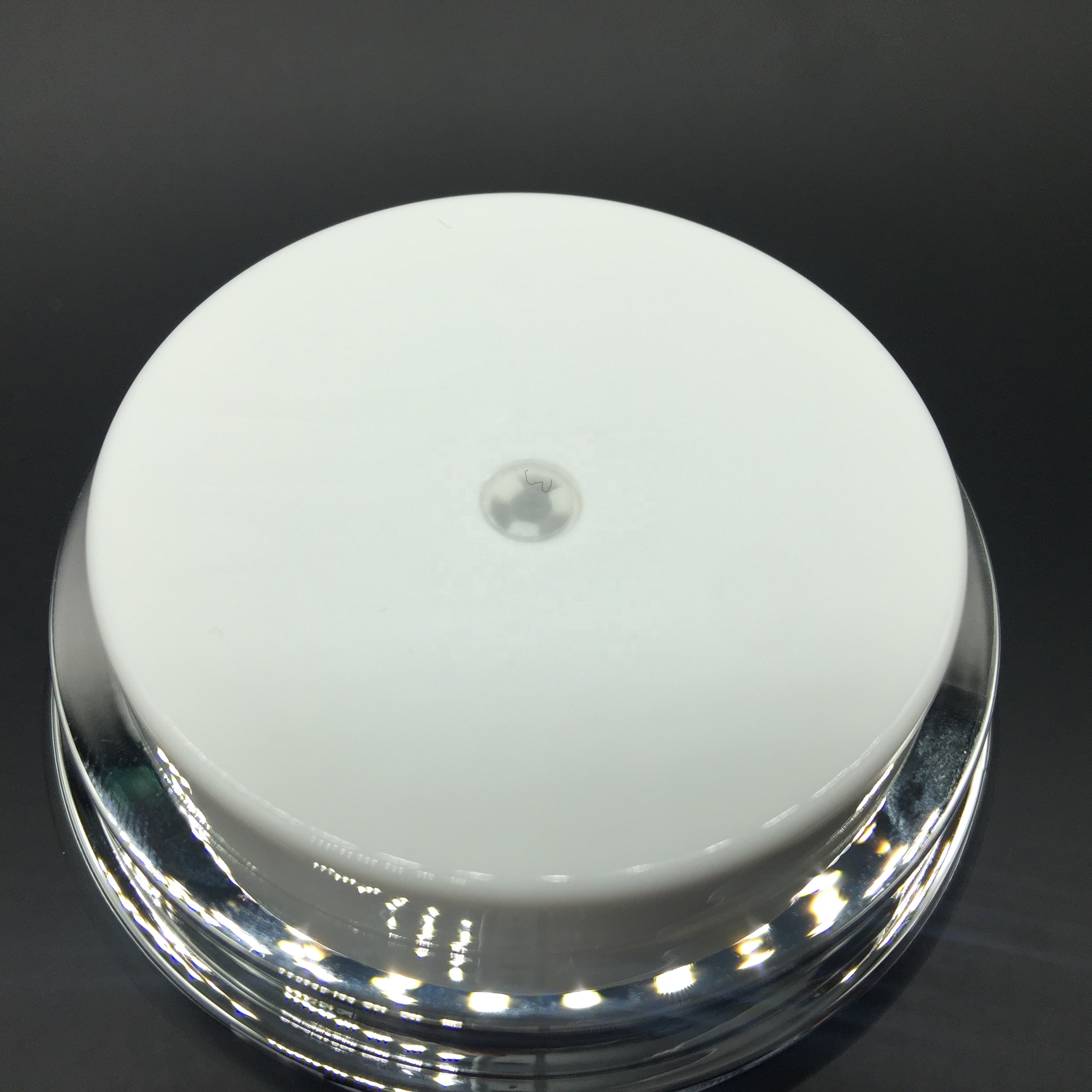 Newest design silver airless pump jar 15ml 30ml and 50ml with shoulder