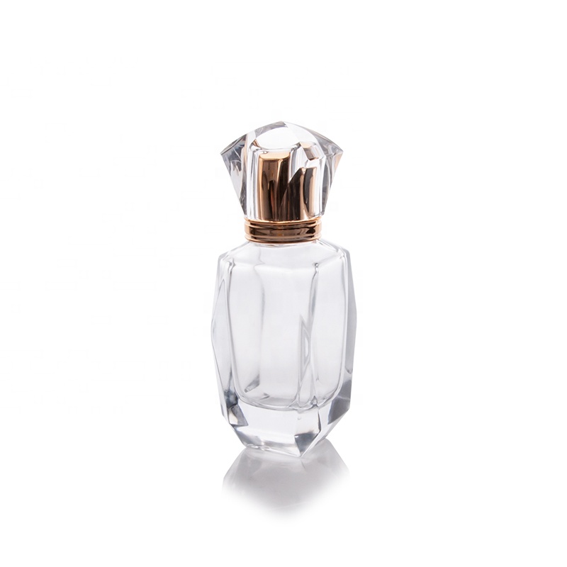 Newly designed high-grade luxury glass bottle 30 ml 50 ml 100 ml spray empty glass perfume bottle with box