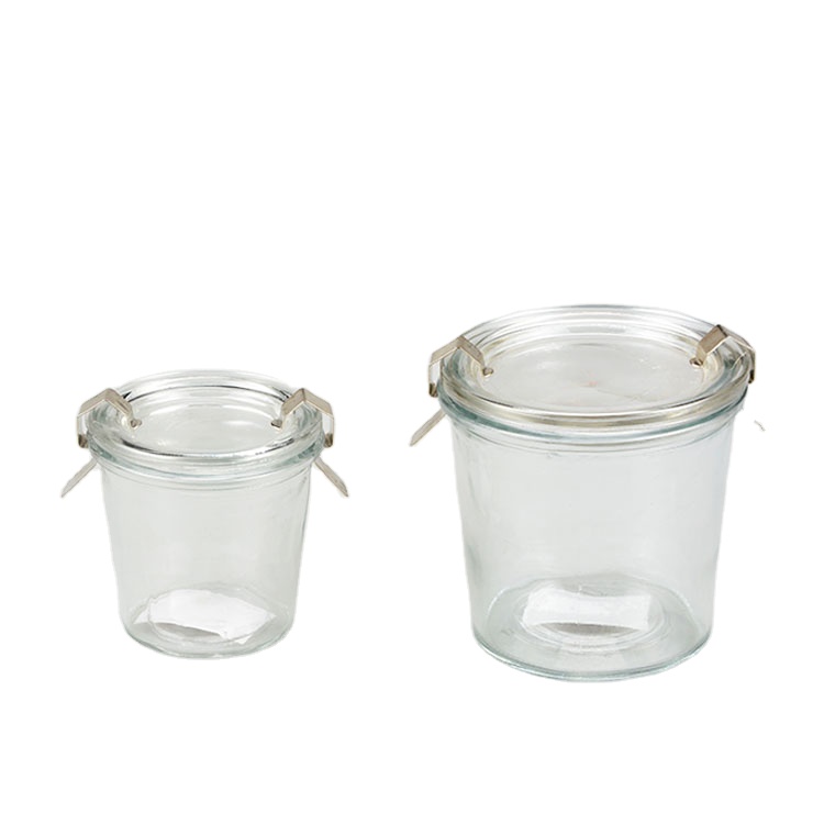 Nice Airtight Glass Mason Jar Sealed Lids, Glass Jar Wooden Lid For Sale