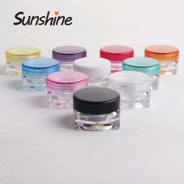 Nice High quality Cosmetic Packaging Plastic empty small 5 gram jar