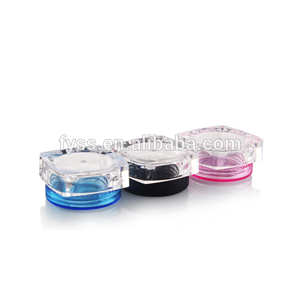 Nice High quality Cosmetic Packaging Plastic empty small 5 gram jar