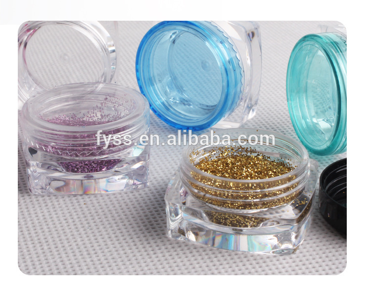 Nice High quality Cosmetic Packaging Plastic empty small 5 gram jar
