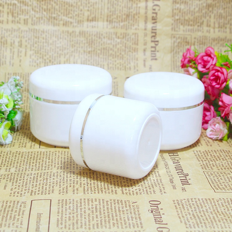 Non-leakage plastic cosmetic jar for packaging pp plastic 1oz 8oz 16 oz cosmetic jars