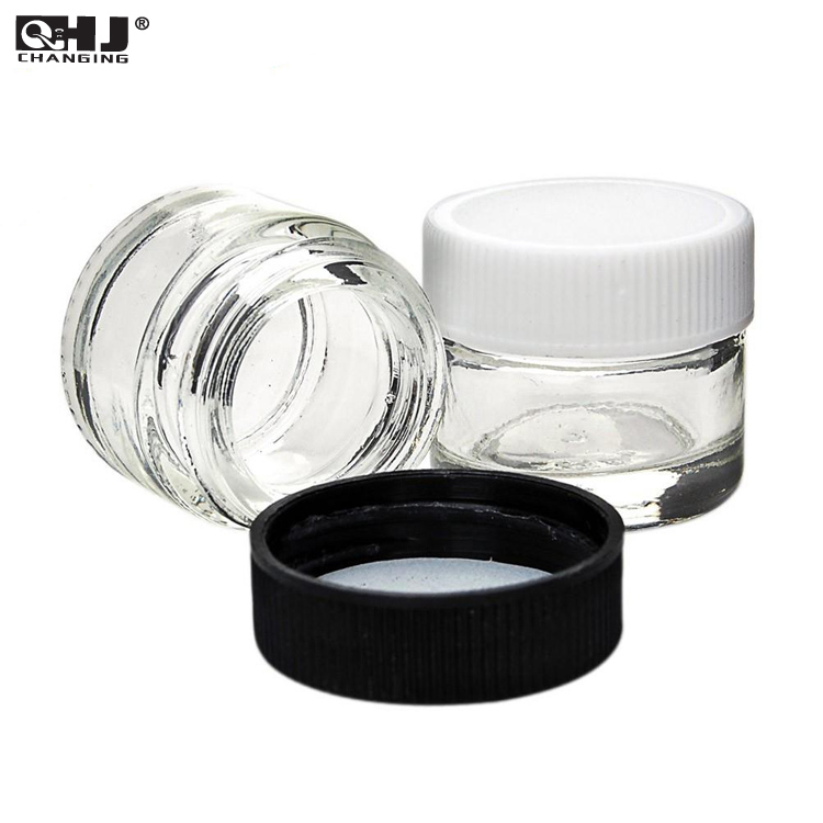Non-stick Transparent 5 ml Glass Jars