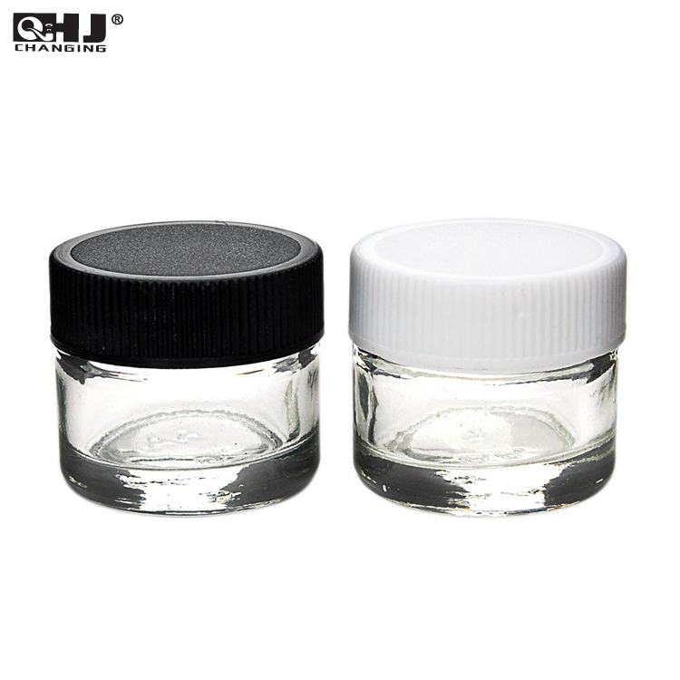 Non-stick Transparent 5 ml Glass Jars