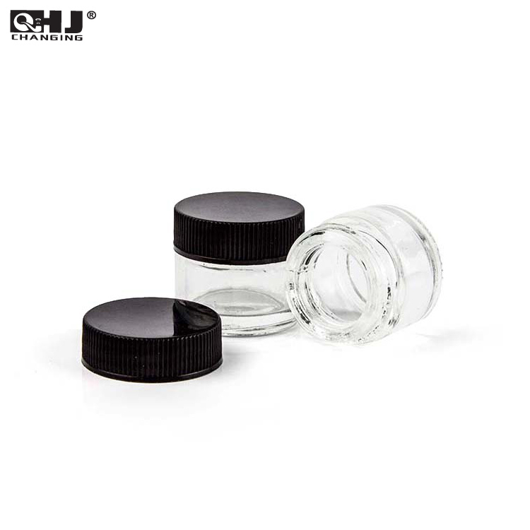Non-stick Transparent 5 ml Glass Jars