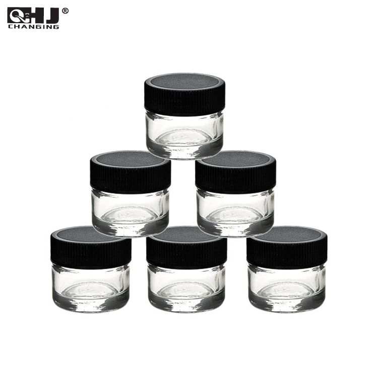Non-stick Transparent 5 ml Glass Jars