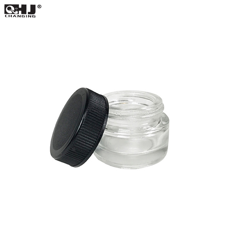 Non-stick Transparent 5 ml Glass Jars