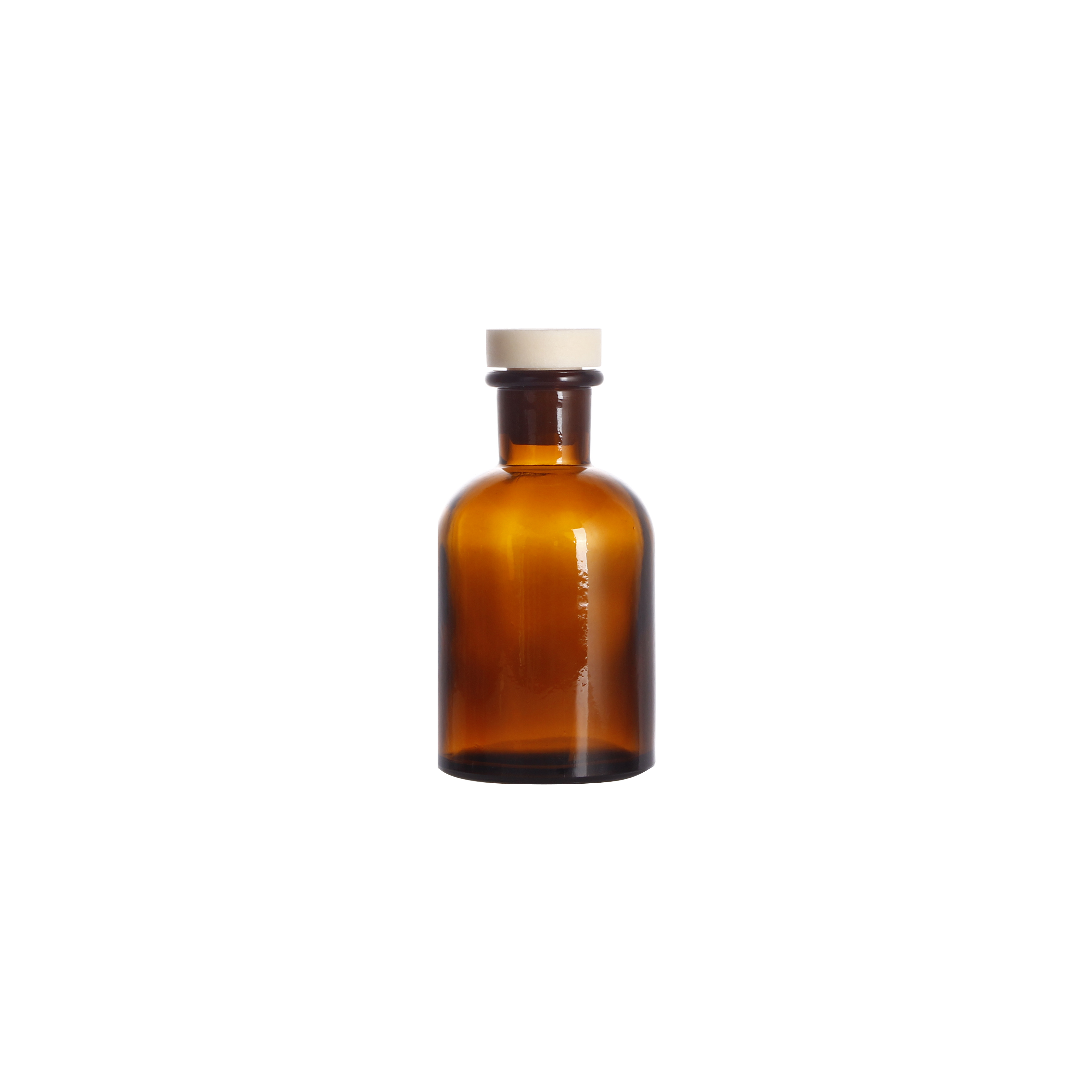 Nordic Amber Cork Stopper Aroma Essential Oil Bottle Non-fire Fragrance Reed Diffuser Bottles
