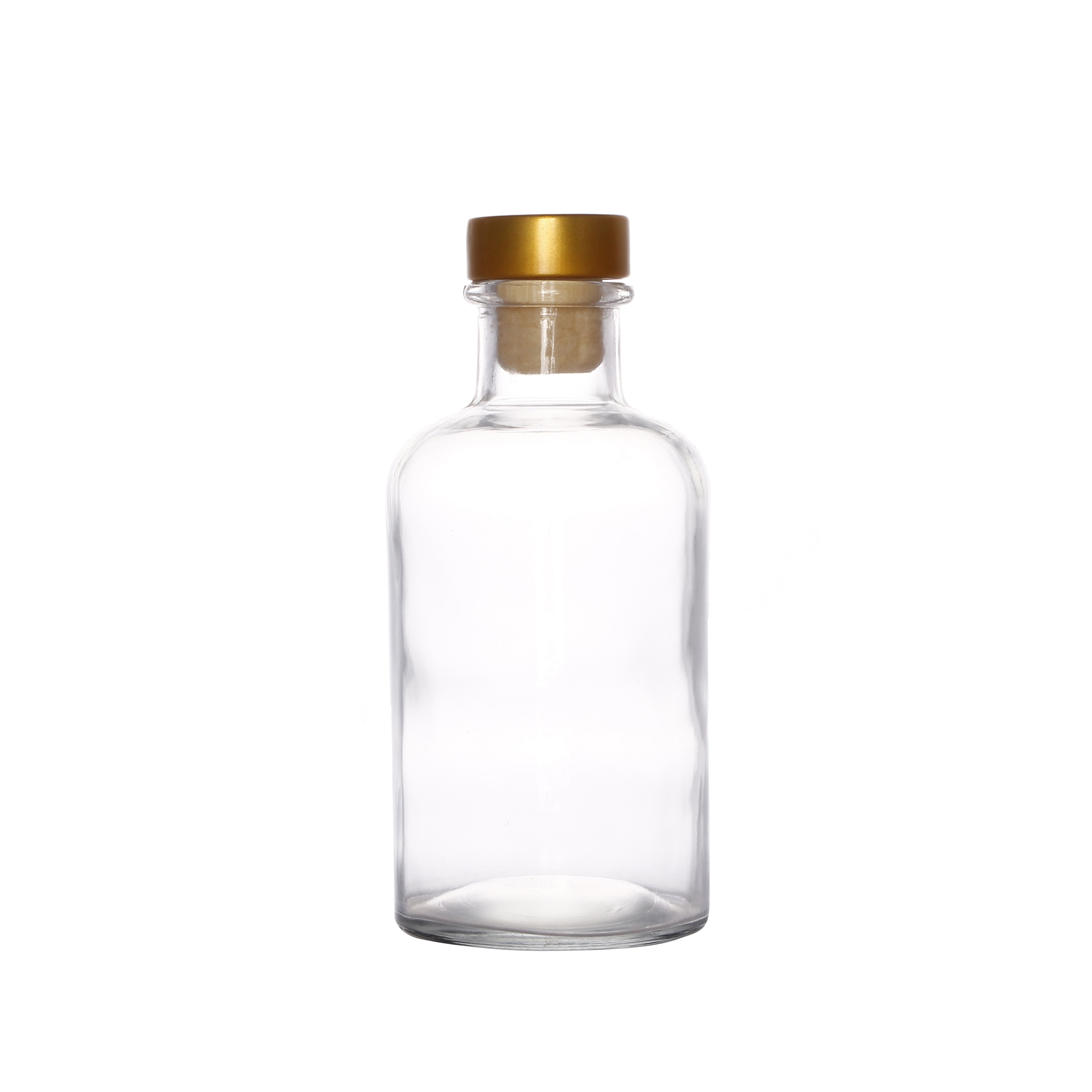 Nordic Amber Cork Stopper Aroma Essential Oil Bottle Non-fire Fragrance Reed Diffuser Bottles