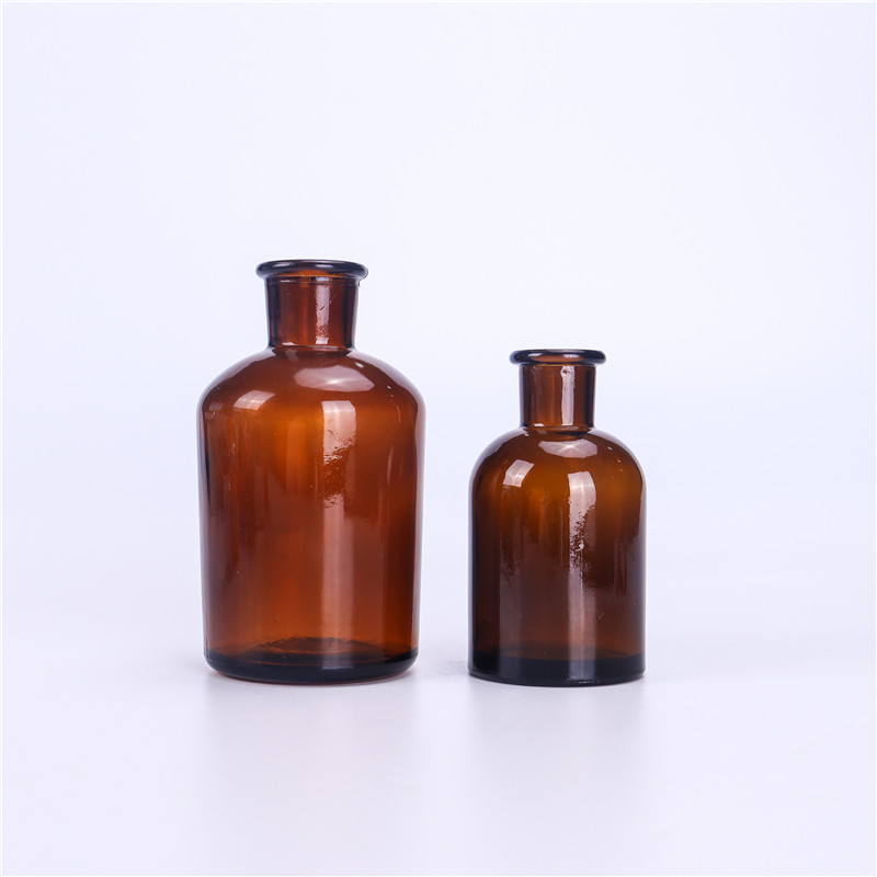 Nordic Fragrance Container 150ml Amber Aroma Glass Reed Diffuser Bottles