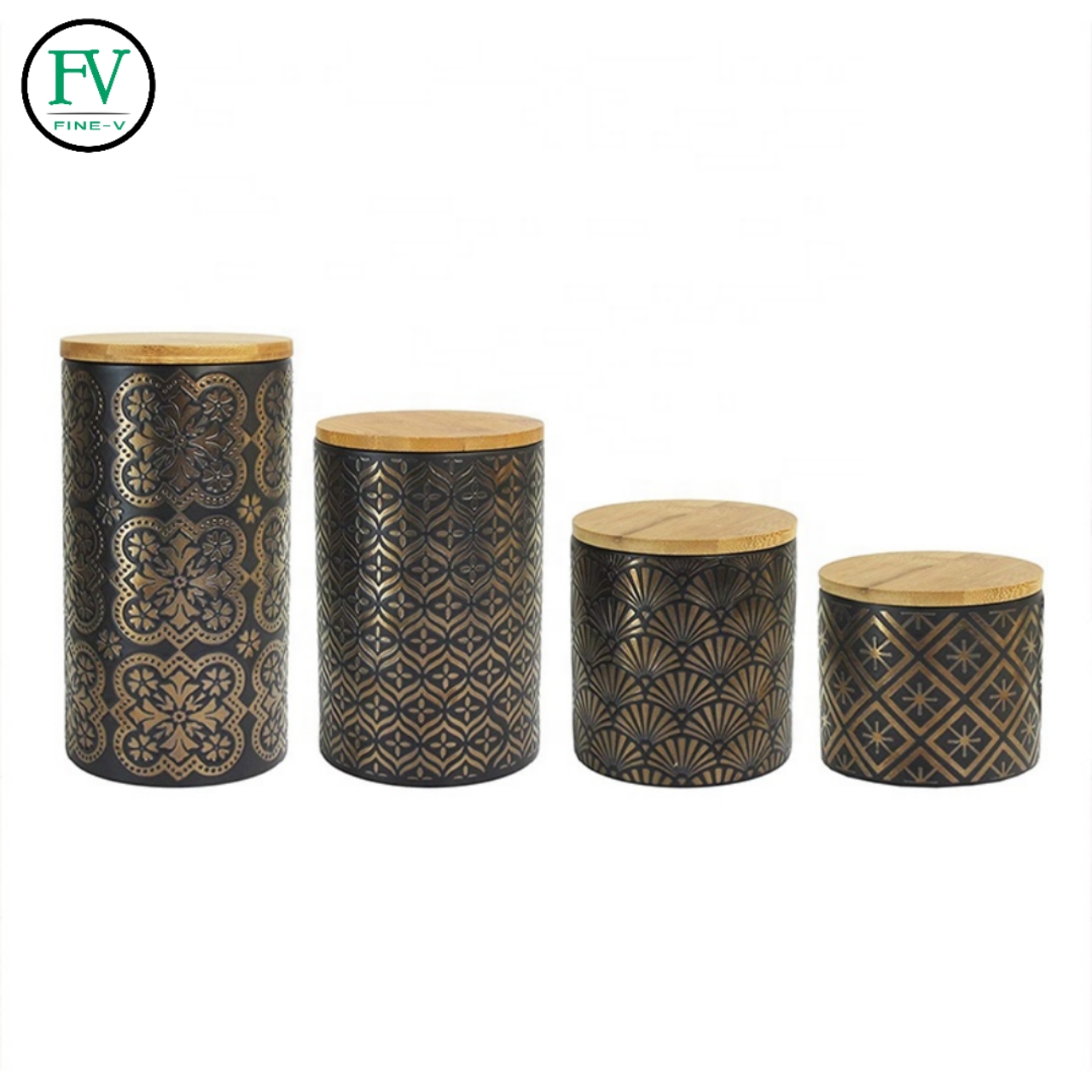 Nordic minimalist kitchen sealed ceramic storage tank