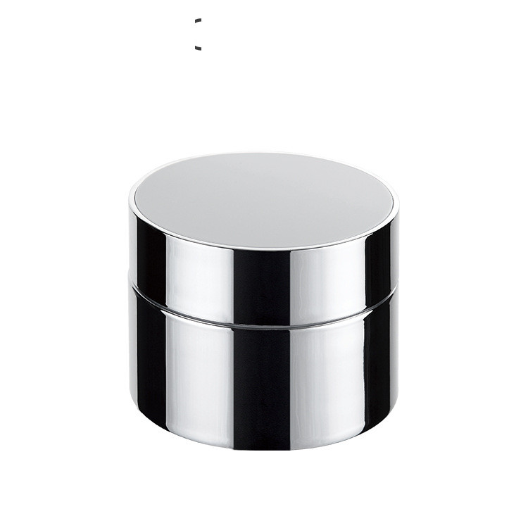 Nordic style 50g plastic Specular bright sliver round Cream Jar