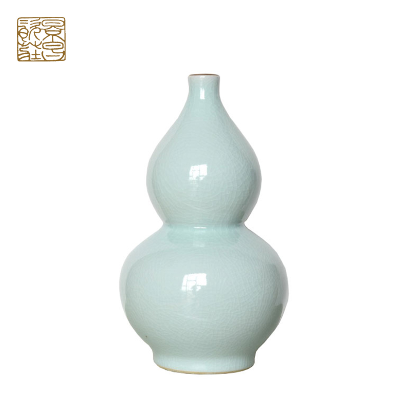 Nordic style deep yellow decorative arts and crafts ceramic ginger jars for sale