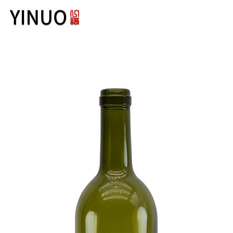Nuoyi hotsale 500ml 750ml luxury wine bottle with cork cover