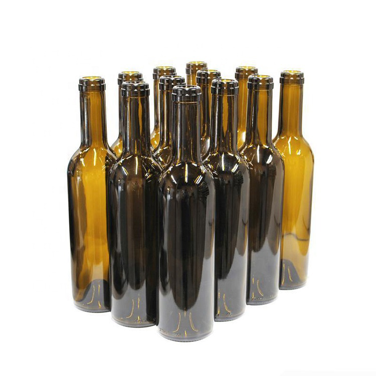 Nuoyi hotsale 500ml 750ml luxury wine bottle with cork cover