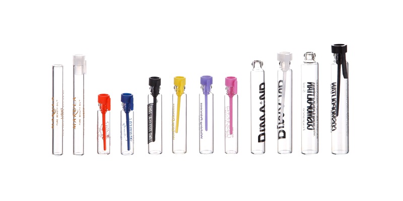 OA1046 1 to 5ml vial sample perfume bottle glass bottle decorative