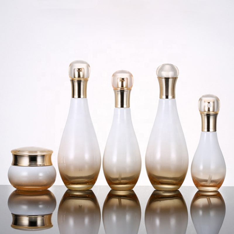 ODM OEM 30g 50g 30ml 50ml 100ml reusable sunscreen fragrance glass lotion bottle